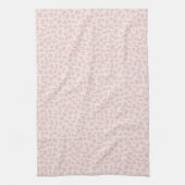 Roze Luipaardprint Theedoek (Verticaal)