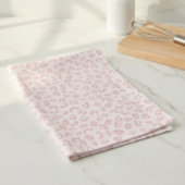 Roze Luipaardprint Theedoek