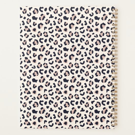 Roze luiproze planner (Achterkant)