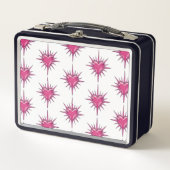 Roze Lunchbox met Stekelig Hart Cybersigilisme (Voorkant)