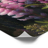 Roze Lupine Flower Art Print Poster (Hoek)