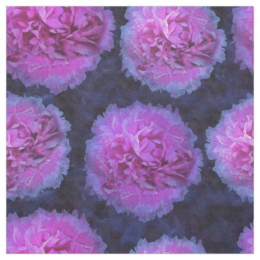 Roze Lush Peony Flowers Stof (Swatch)