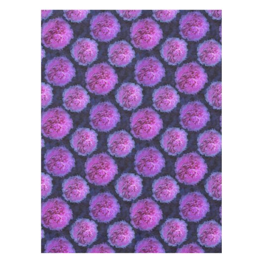 Roze Lush Peony Flowers Tafelkleed (Voorkant)