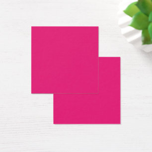 Roze Luxe Profielkaarten Krachtige Merkstijl Vierkante Visitekaartjes