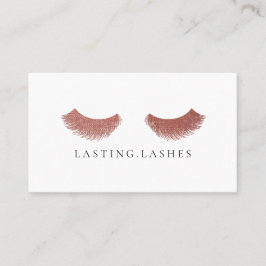 Roze Luxury Eyelash Extension Beauty Visitekaartje