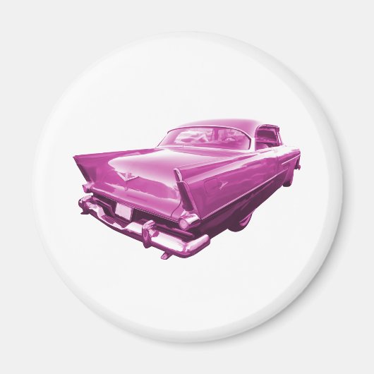 Roze lymouth tail vinnen magneet (Voorkant)