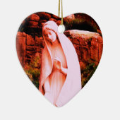 Roze Maagd Maria Ornament (Rechts)
