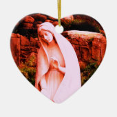 Roze Maagd Maria Ornament (Voorkant)