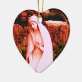 Roze Maagd Maria Ornament (Links)