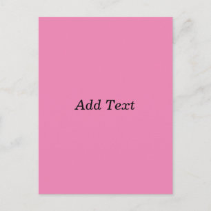Roze Maak Je Eigen Tekst Toevoegen Sjabloon Briefkaart