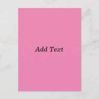 Roze Maak Je Eigen Tekst Toevoegen Sjabloon Briefkaart