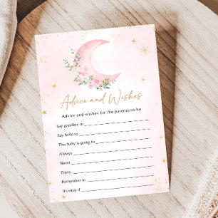 Roze Maan en Sterren Shower Advies en Wensen Spel