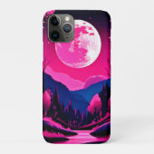 Roze Maan Fantasie Case-Mate iPhone Case (Achterkant)