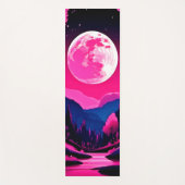 Roze Maan Fantasie Yogamat (Voorkant)