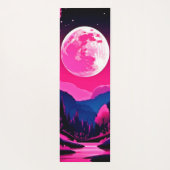Roze Maan Fantasie Yogamat (Achterkant)