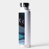 Roze Maan Fases Landschap Waterfles (Links)