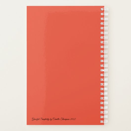 Roze maan planner (Achterkant)