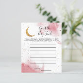 Roze maan raadt het Baby-schoenenspel (Staand voorkant)