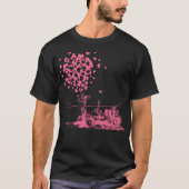 Roze Maan Rover Van Liefde T-shirt (Voorkant)