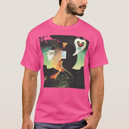 Roze maan t-shirt (Voorkant)