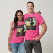 Roze maan t-shirt (Unisex)