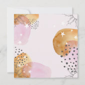 Roze Maan Uitnodiging (Achterkant)