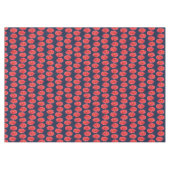 Roze maanbloem op blauw tafelkleed (Voorkant (Horizontaal))