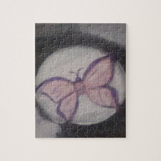 Roze Maand Legpuzzel (Verticaal)