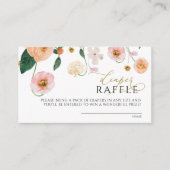 Roze maandop Kaart Raffle (Voorkant)