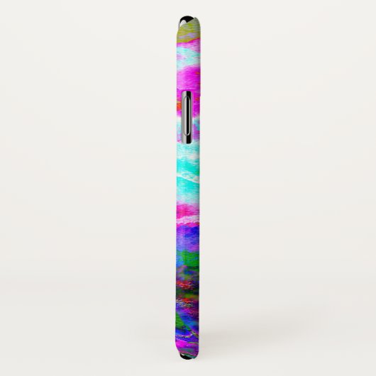 Roze maandop, waterverf bloemschilderij Case-Mate iPhone case (Achterkant / rechts)