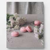 roze macaron fotoplaat (Voorkant)
