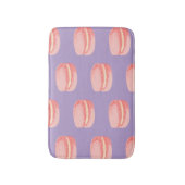 Roze Macarons Badmat (Voorkant Verticaal)