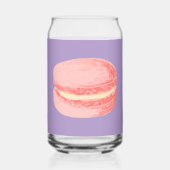 Roze Macarons Blikvorm Glas (Achterkant)
