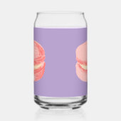 Roze Macarons Blikvorm Glas (Links)