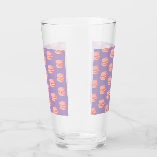 Roze Macarons Glas (Rechts)