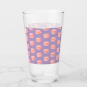 Roze Macarons Glas (Voorkant)