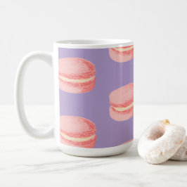 Roze Macarons Koffiemok