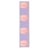 Roze Macarons Korte Tafelloper (Voorkant)