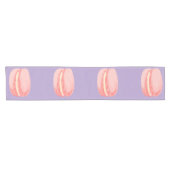 Roze Macarons Korte Tafelloper (Horizontaal)