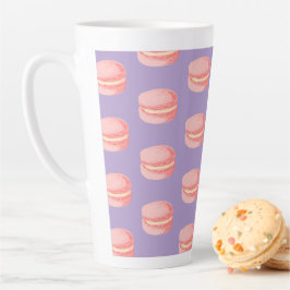Roze Macarons Latte Mok