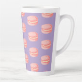 Roze Macarons Latte Mok (Rechts)