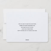 Roze Macarons Moederdag van frambozen Feestdagenkaart (Achterkant)