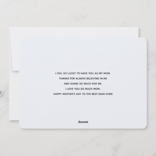 Roze Macarons Moederdag van frambozen Feestdagenkaart (Achterkant)