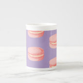 Roze Macarons Porselein Kop (Voorkant)