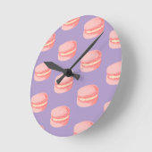 Roze Macarons Ronde Klok (Hoek)