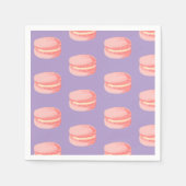 Roze Macarons Servet (Voorkant)