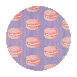 Roze Macarons Snijplank