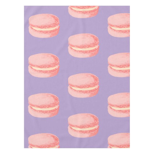 Roze Macarons Tafelkleed (Voorkant)