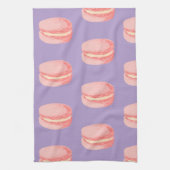 Roze Macarons Theedoek (Verticaal)