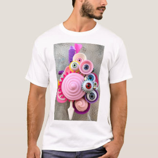 Roze machine t-shirt